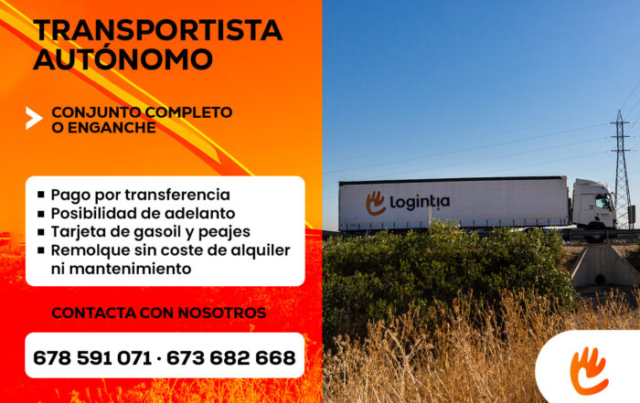 trabajo para conjunto completo o al enganche transportistas